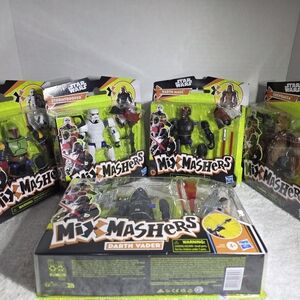 Star Wars Mix Mashers 5 Deluxe Action Figures LOT NEW
